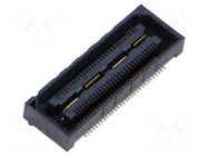 Connector: PCB to PCB; socket; female; PIN: 60; QSH; vertical; 2A SAMTEC