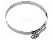 Worm gear clamp; walk-in coolers; W: 16mm; Clamping: 133÷155mm MPC INDUSTRIES