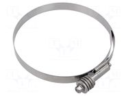 Worm gear clamp; walk-in coolers; W: 16mm; Clamping: 133÷155mm MPC INDUSTRIES