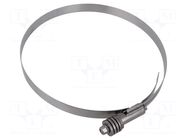 Worm gear clamp; walk-in coolers; W: 16mm; Clamping: 184÷206mm MPC INDUSTRIES