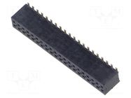 Connector: pin strips; socket; male; PIN: 40; vertical; SMT; 1.27mm SAMTEC