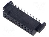 Connector: PCB to PCB; socket; female; PIN: 20; SFC; straight; 3.1A SAMTEC