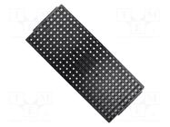 Electronic components tray; ESD; 7x7x1.4mm; black; 150°C; LQFP ANTISTAT