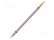 Tip; conical,elongated; 0.1mm; 413°C; for soldering station METCAL