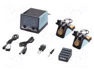 Station: service; WXsmart; 300W; 100÷450°C; ESD; 230VAC; Ch: 2 WELLER