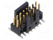 Connector: pin strips; socket; male; PIN: 16; vertical; SMT; 1.27mm SAMTEC