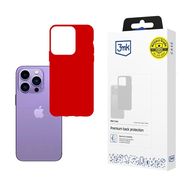 Case for iPhone 14 Pro Max series 3mk Matt Case - red, 3mk Protection