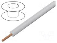 Wire; stranded; Cu; 2.5mm2; silicone; double; white; 1000V; 100m ELECTRO-PJP