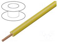 Wire; stranded; Cu; 2.5mm2; silicone; double; yellow; 1000V; 100m ELECTRO-PJP