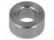 Spacer sleeve; 5mm; cylindrical; stainless steel; Out.diam: 10mm DREMEC