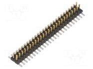 Connector: pin strips; socket; male; PIN: 50; vertical; SMT; 1.27mm SAMTEC