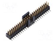 Connector: pin strips; socket; male; PIN: 50; vertical; SMT; 1.27mm SAMTEC