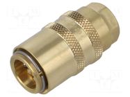 Quick connection coupling; max.15bar; Thread: G 1/4" internal PNEUMAT