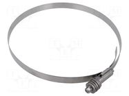 Worm gear clamp; walk-in coolers; W: 16mm; Clamping: 210÷232mm MPC INDUSTRIES