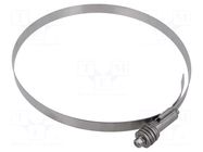 Worm gear clamp; walk-in coolers; W: 16mm; Clamping: 210÷232mm MPC INDUSTRIES