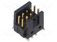 Connector: pin strips; socket; male; PIN: 10; vertical; SMT; 1.27mm SAMTEC