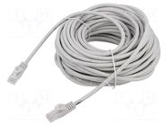 Patch cord; RJ45 plug,both sides; U/UTP; 6; stranded; Cu; 20m; PVC GEMBIRD
