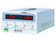Power supply: laboratory; single-channel,linear; 0÷18VDC; 0÷20A GW INSTEK