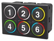 Keypad: plastic; LED; 6N; -40÷85°C; Body dim: 86.7x57.8x37.5mm; 09 EAO
