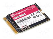 Accessories: Solid State Drive; M.2 2230 (M Key); NVMe PCIe 3x4 RASPBERRY PI