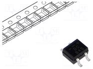 Bridge rectifier: single-phase; 400V; If: 0.5A; Ifsm: 30A; DB-1MS DC COMPONENTS