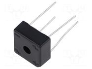 Bridge rectifier: single-phase; Urmax: 1kV; If: 3A; Ifsm: 50A; BR-3 DC COMPONENTS