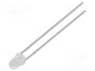 LED; UV-A; 25°; 15mA; 400nm; 2.8÷4VDC; THT; Front: convex; 90mcd LUCKYLIGHT