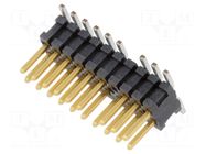 Connector: pin strips; socket; male; PIN: 20; vertical; SMT; 1.27mm SAMTEC