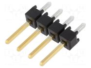 Connector: pin strips; pin header; male; PIN: 4; straight; 2.54mm SAMTEC