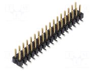 Connector: pin strips; pin header; male; PIN: 34; vertical; SMT SAMTEC