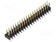 Connector: pin strips; pin header; male; PIN: 40; vertical; SMT SAMTEC