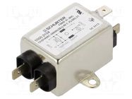 Filter: anti-interference; 250VAC; 15nF; 2mH; Ioper.max: 3A SCHURTER