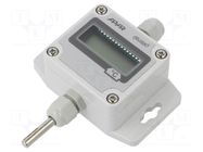Converter: temperature; OUT 1: 0÷10V; Body dim: 58x94x35mm; IP65 APAR