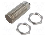 Sensor: capacitive; Range: 4÷15mm; OUT: PNP / NO; Usup: 10÷30VDC BAUMER