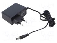 Power supply: switching; mains,plug-in; 24VDC; 1A; 24W; 86.5% ESPE