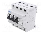 Circuit breaker; 230/400VAC; Inom: 16A; Poles: 3+N; Charact: C; 15kA EATON ELECTRIC