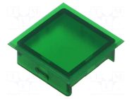 Actuator lens; green SCHLEGEL