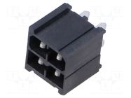 Connector: PCB-cable/PCB; socket; male; PIN: 4; POWERMATE; straight SAMTEC