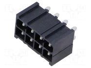 Connector: PCB-cable/PCB; socket; male; PIN: 8; POWERMATE; straight SAMTEC