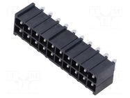 Connector: PCB-cable/PCB; socket; male; PIN: 20; POWERMATE; 10.3A SAMTEC