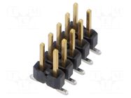 Connector: pin strips; pin header; male; PIN: 10; vertical; SMT SAMTEC