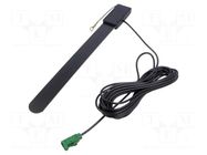 Antenna; DVB-T; Fakra; on the window; 5m; socket; 12VDC ACV