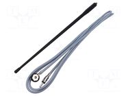 Antenna; car top,automotive; 0.36m; AM,FM; rubber mast,universal MTA