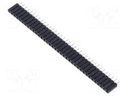 Connector: pin strips; socket; female; PIN: 36; BL 1; 3A; 125V; THT FISCHER ELEKTRONIK