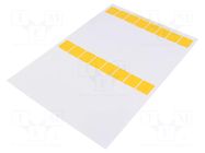 Label; 25mm; 142.5mm; yellow; self-adhesive; FLEXIMARK®; 10s. LAPP