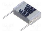Capacitor: polyester; 330nF; 63VAC; 100VDC; 7.5mm; ±5%; 2.7x5.7x9mm EPCOS