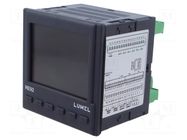 Module: dual channel regulator; IN 3: 0/4÷20mA; on panel; RE92 LUMEL