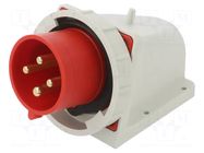Connector: AC supply 3-phase; socket; male; 32A; 400VAC; IEC 60309 PCE