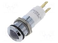 Indicator: LED; red/green/yellow; 12VDC; Ø14mm; metal,plastic CML INNOVATIVE TECHNOLOGIES