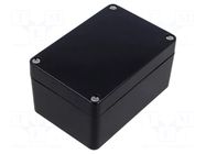 Enclosure: multipurpose; X: 75mm; Y: 110mm; Z: 55mm; polyester; black RAYCHEM RPG
